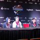 In order from left to right: Omega (Solo Laner), Allied (Mid Laner), Weaken (Jungler), KikiSoCheeky (Support), CycloneSpin (ADC)